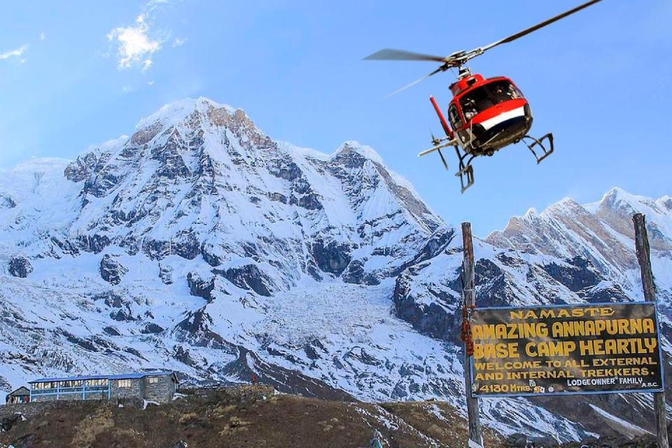 Annapurna Base Camp Heli Tour in One Day