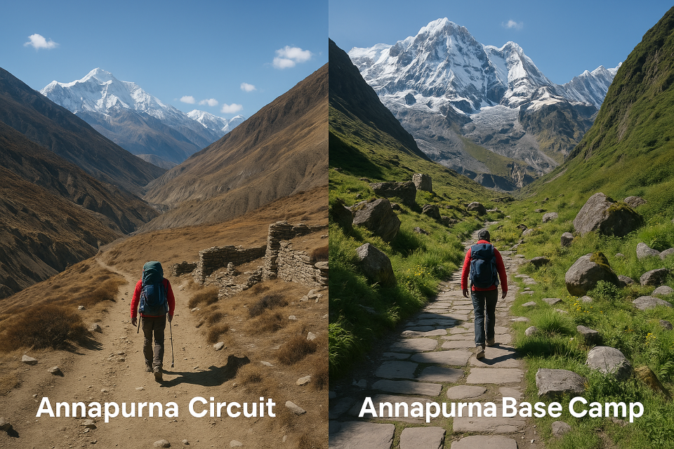 Annapurna Circuit vs Annapurna Base Camp