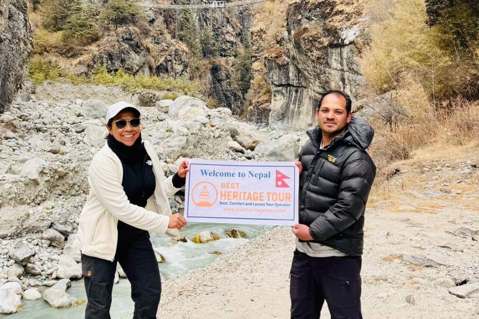 Trail from Gorakshep to Kala Patthar