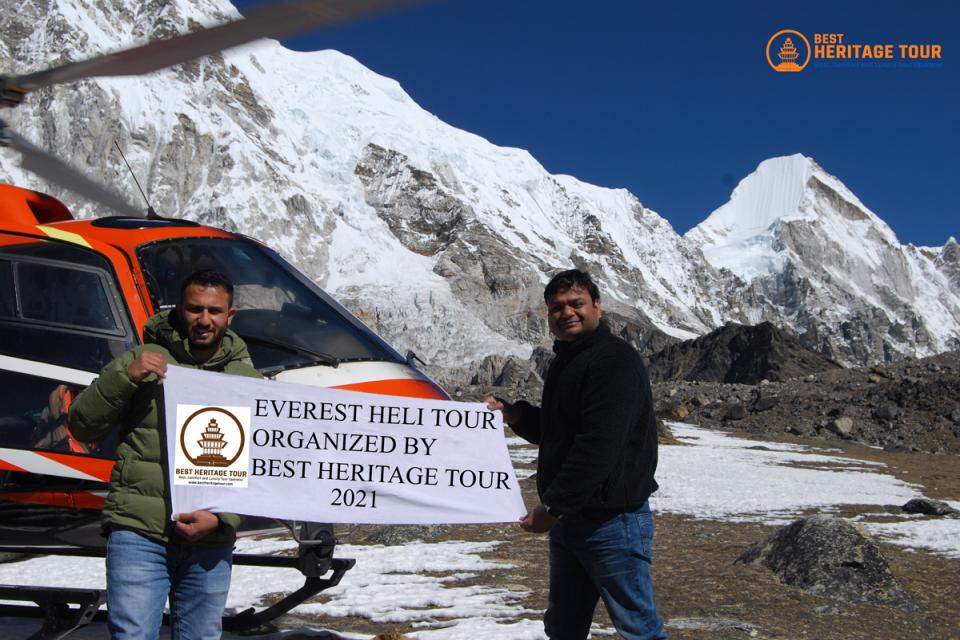 Helicopter Journey to Mount Everest Base Camp