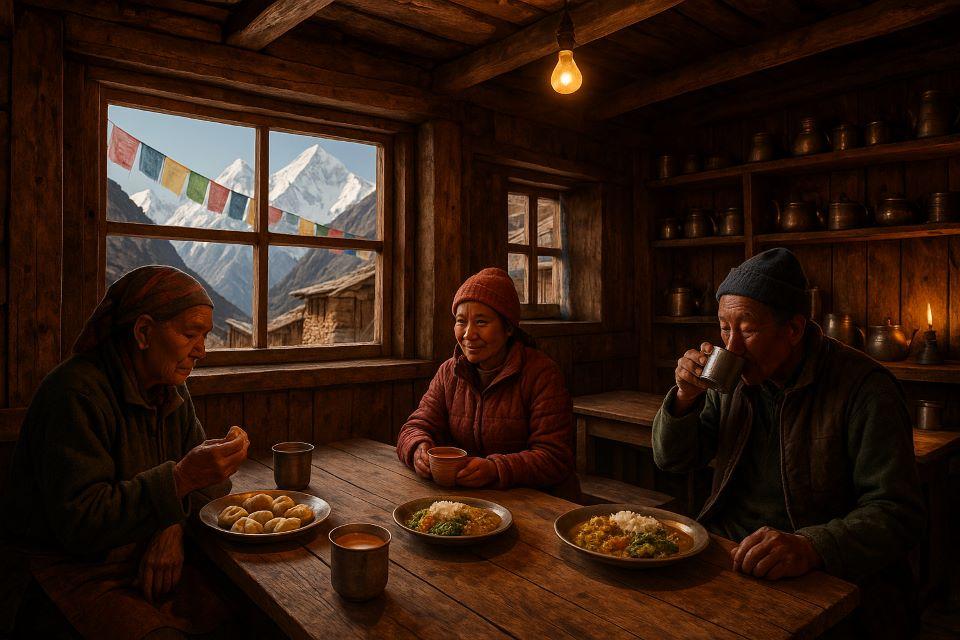 Meals in Nar Phu Valley Trek