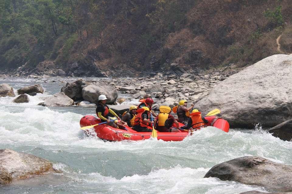 White-Water Rafting on the Trishuli River