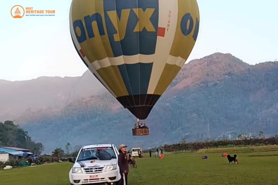Hot Air Balloon In Pokhara